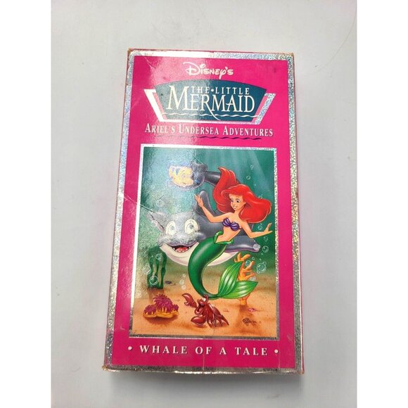 Disneys the Little Mermaid - Ariels Undersea Adventures - A Whale of a Tale VHS - Picture 1 of 6